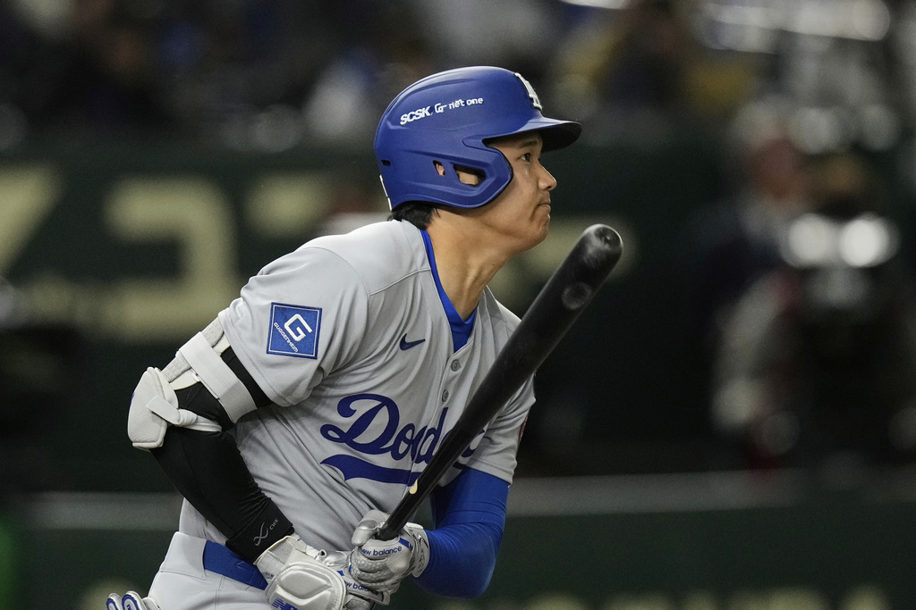 MLB(影)/東京海外開幕戰今晚登場 大谷翔平2安打道奇4:1擊敗小熊奪首勝