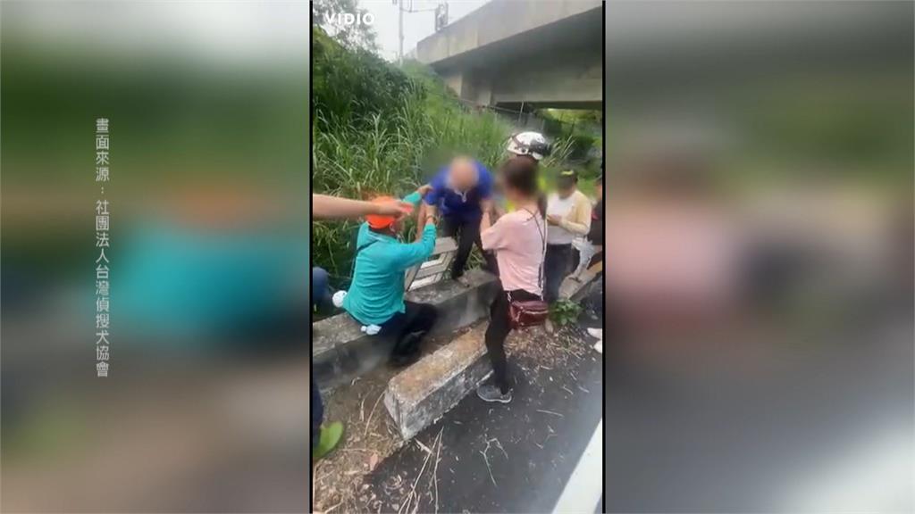 彰化失智嬤走失 搜救犬「馬莉」水溝找到人立功