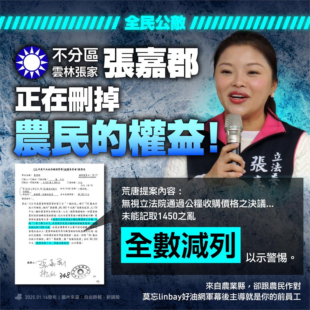 8圖秒懂「藍白砍總預算」人民權益大衝擊!綠委氣炸:失心瘋害台灣