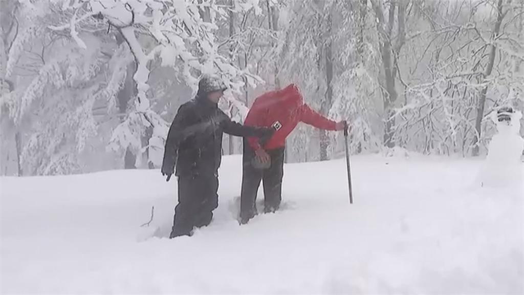 美國東岸首度降雪山區積雪40公分　多州近800萬人處於風暴警戒圈中