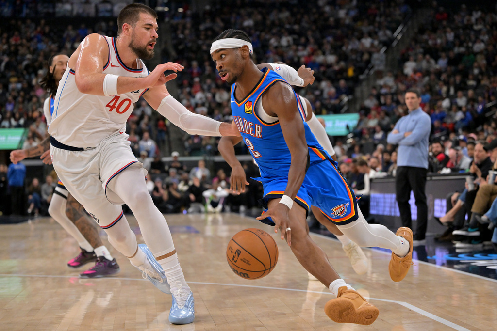  NBA(影)／SGA連80場得分20+超越傳奇紀錄！　雷霆成開季唯一不敗之師