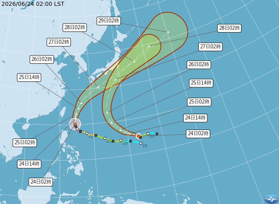 快新聞/颱風假希望落空?雙颱最新路徑曝 專家示警:「這天起」迎劇烈天氣