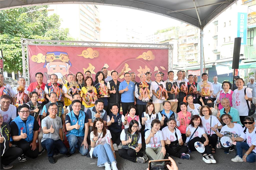 快新聞／中和區土地公遶境祈福　侯友宜祈求國泰民安、蓬勃發展