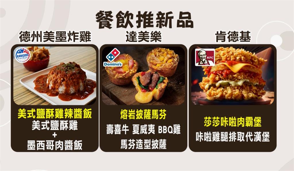 激買氣! 連鎖餐飲業相繼推新品 滿足饕客味蕾