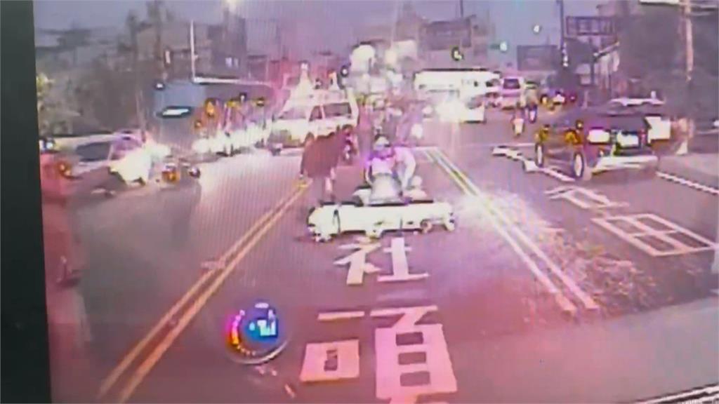 彰化社頭死亡車禍 7旬翁過馬路遭機車撞飛