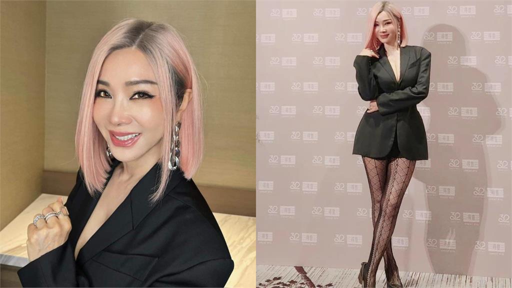 陳美鳳撞臉「叛逆刺青芭比」對比照曝光!粉髮翹唇「100%複製」太震撼