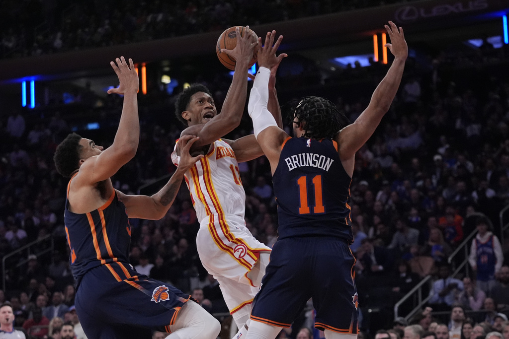 NBA(影)/老鷹逆轉勝尼克 晉級NBA盃四強將對決公鹿