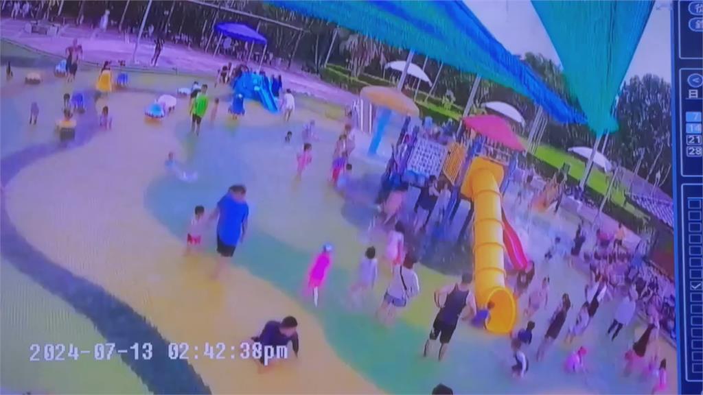 去親水公園玩水竟變這樣! 女童額頭遭砸傷送醫縫兩針