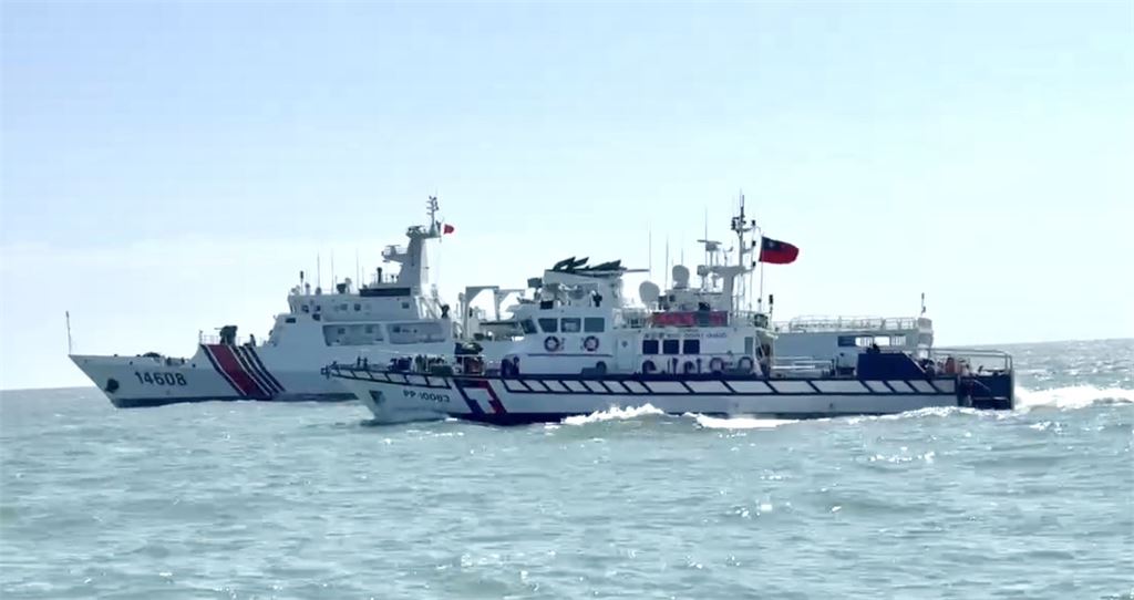 快新聞／還囂張廣播促統！中國4海警船多次騷擾金門海域　我海巡霸氣回擊