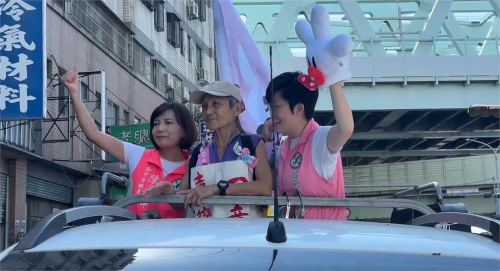 葉霸.鷹爸合體助攻台中罷團　朱立倫助陣楊瓊瓔車掃