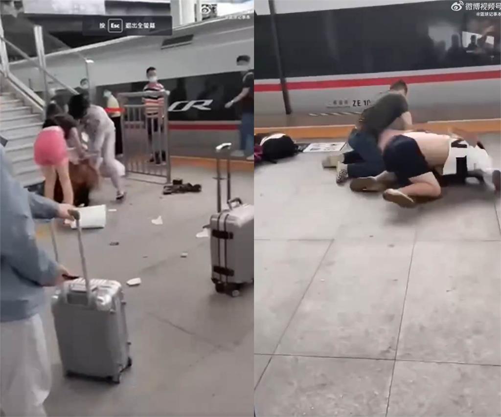 「野球帝」張照洋和女友遭圍毆!壓地暴打畫面曝光:旁邊的人在看戲?