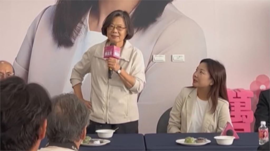 訪美前突襲陳品安競總　蔡英文：這次不一樣！苗栗起風了