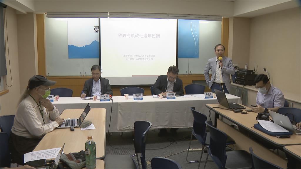 蔡總統執政將屆滿七年 五成民眾認同執政路線