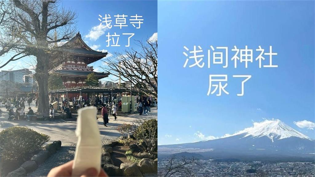 這樣也爽？中國旅客「狂到日本景點排泄」　反遭小粉紅酸：有點像狗