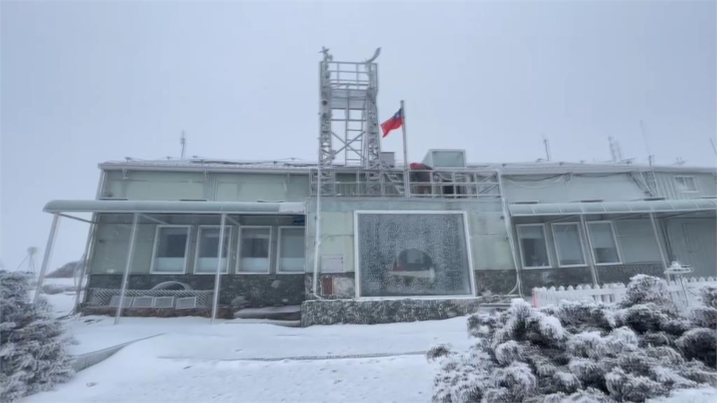 北台灣銀白世界！　明天轉乾冷.後天回溫　追雪要快