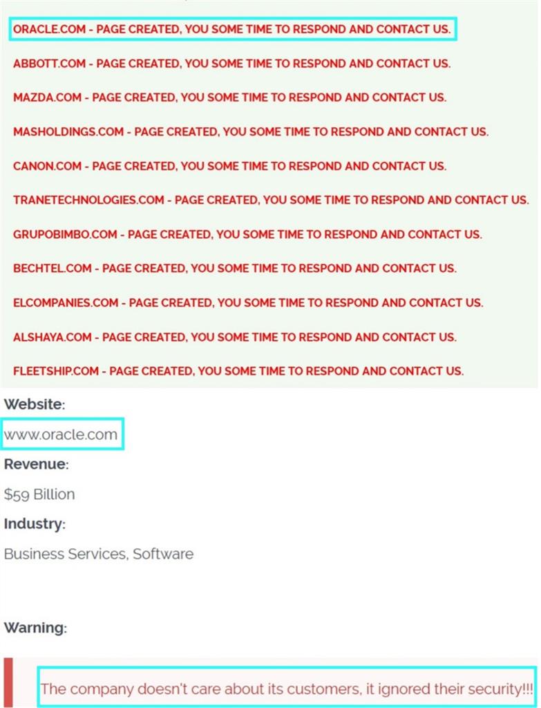 獨家／零日漏洞攻擊連環爆！甲骨文也被入侵　駭客譏諷「這公司根本不在乎顧客」