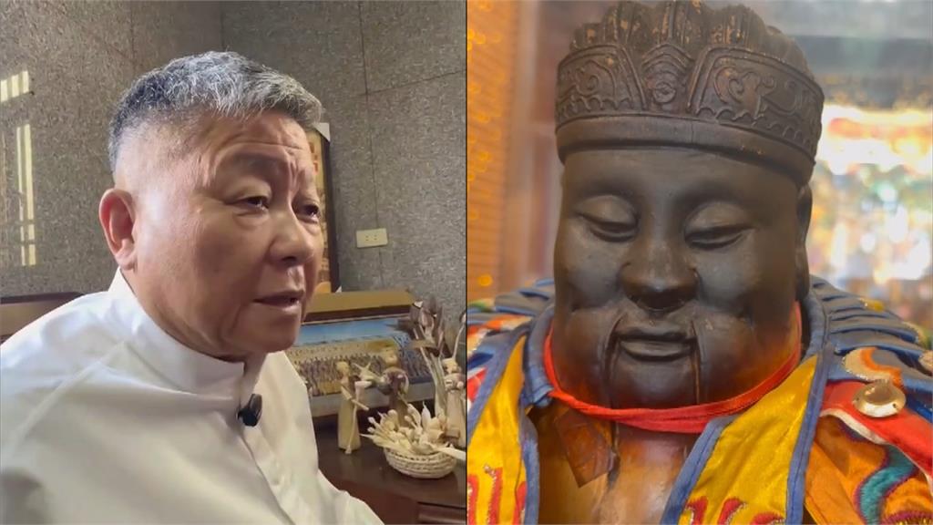 真的像?彰化老大媽無底廟 土地公神像撞臉顏清標