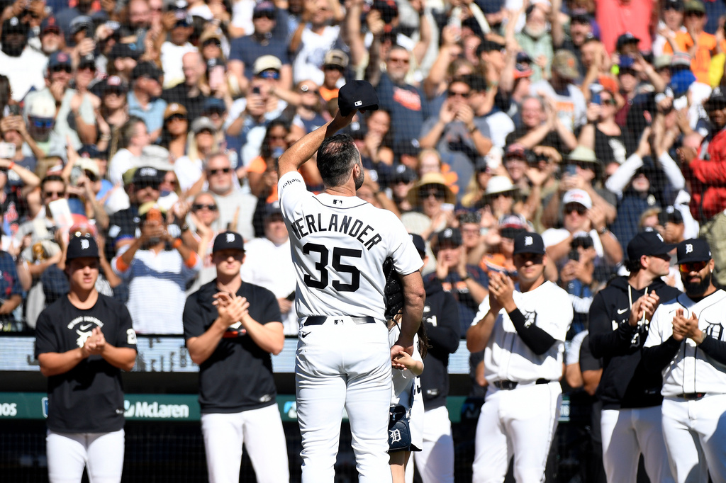 MLB(影)／竟是「她」上來換人！韋蘭德生涯最後一場先發淚灑球場