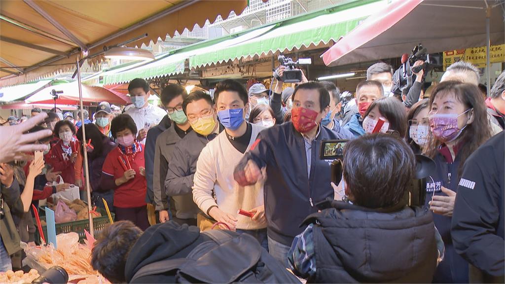 馬英九發春聯!首站選蔣萬安選區 然後...他就遲到了