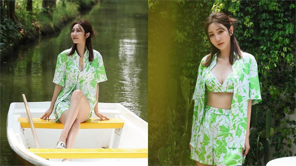 曾莞婷外套敞開「猛獸出閘」!狂喝超巨椰子水網驚呆:「泰」犯規