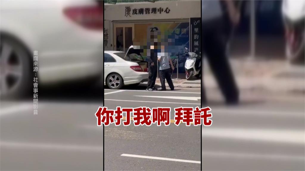 行車糾紛!台南轎車輪胎疑碰撞機車 駕駛「亮球棒威嚇」遭騎士氣勢輾壓