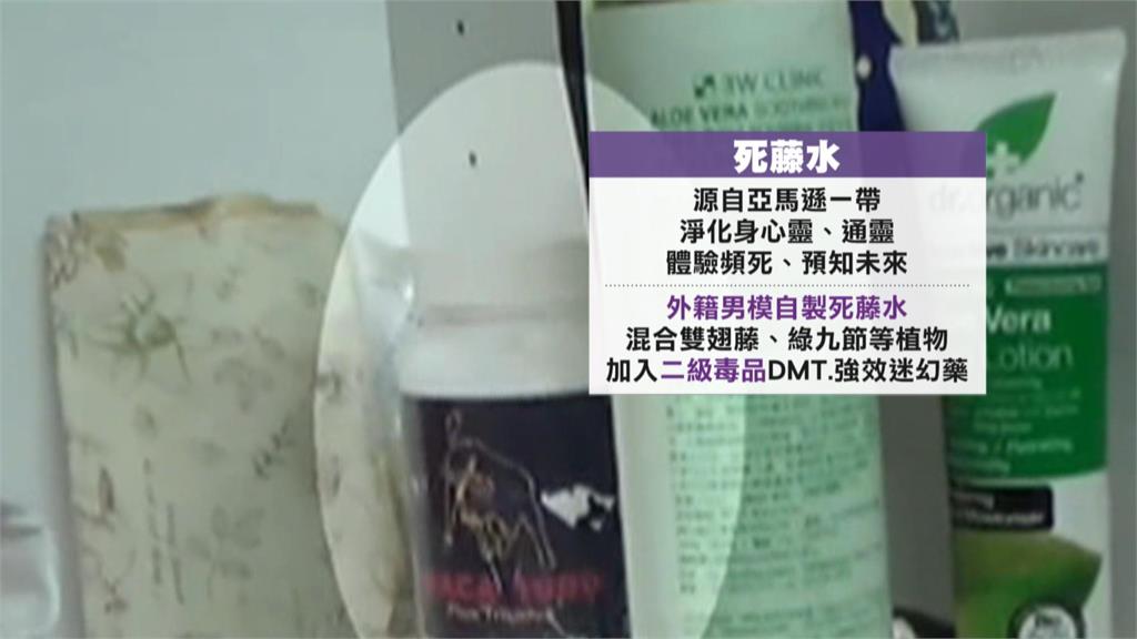外籍男模扮薩滿巫師稱通靈 提供「死藤水」喝到飽竟加二級毒品