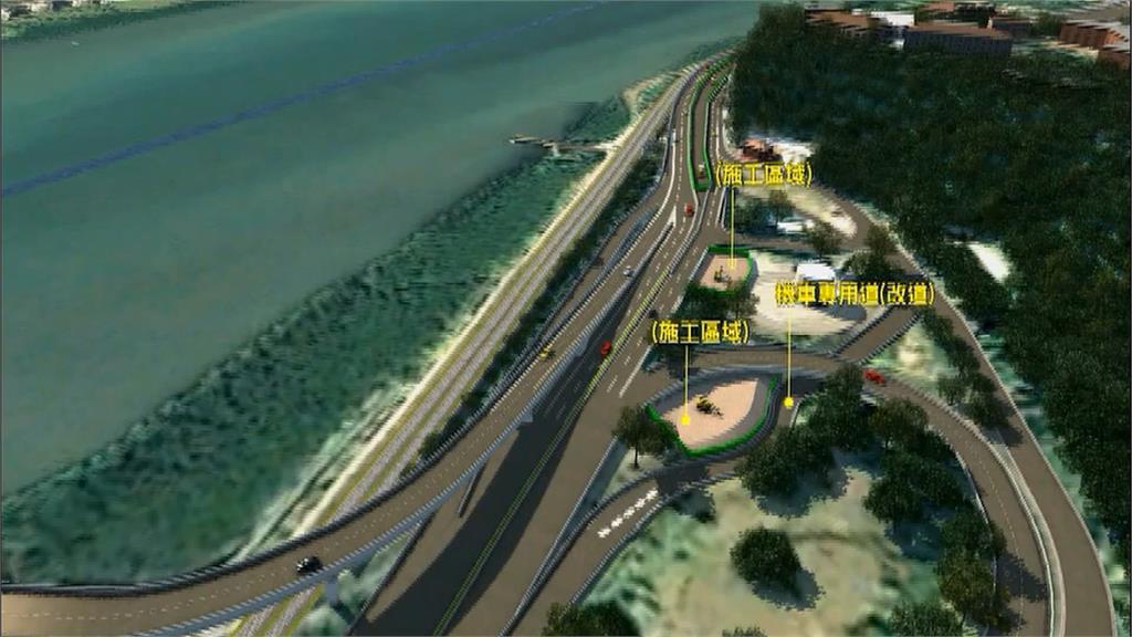 等了28年淡北道路終開工 侯友宜:帶給淡水居民更好生活環境