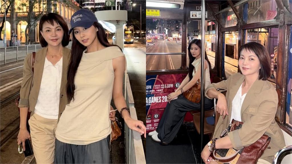 周子瑜媽媽街頭同框愛女曬美照　「凍齡神顏」吸13.5萬人朝聖：可以出道了！