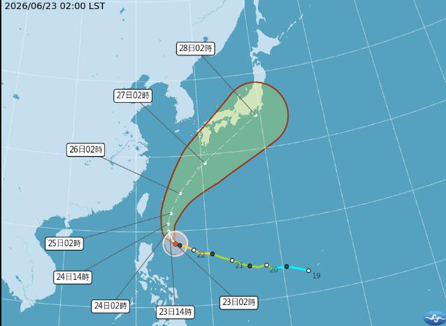 強颱米克拉「路徑C轉」猛進化！雲系「大如台灣」粉專：巔峰維持24小時