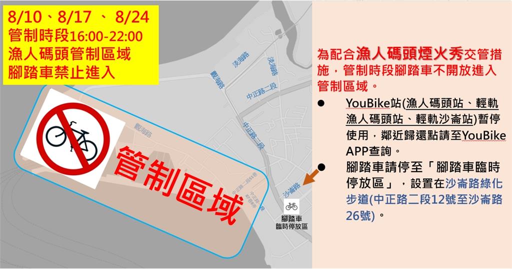 淡水漁人碼頭「仲夏繽紛樂」8月24日壓軸登場 邀您一同追煙花聽歌趣