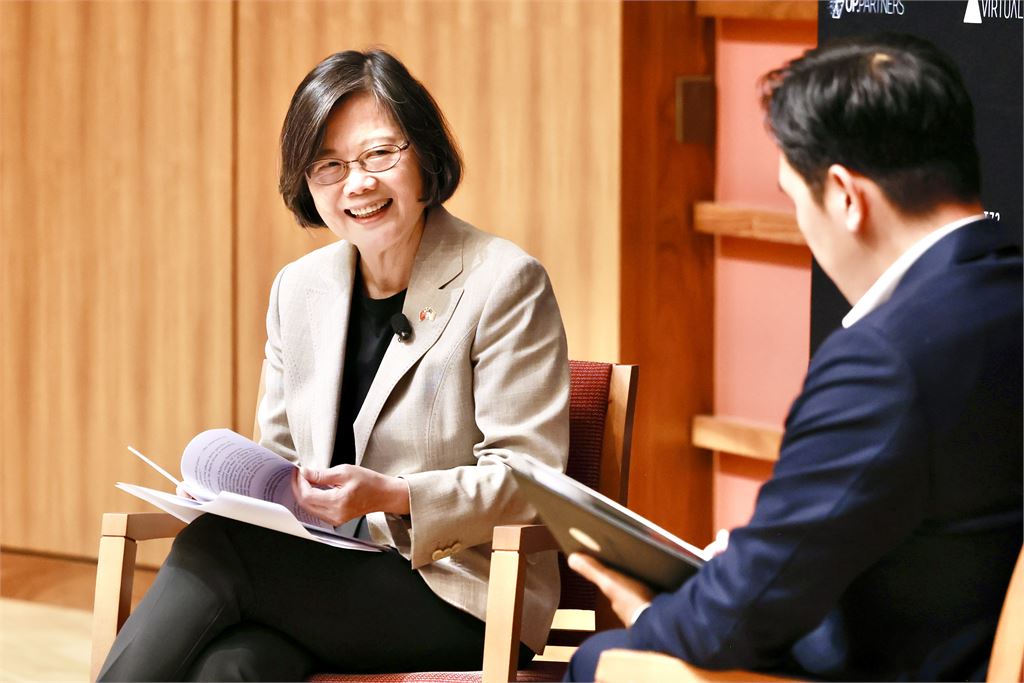 快新聞／科技、國防與產業不可分割！蔡英文赴史丹佛演說：台灣是全球安全關鍵夥伴