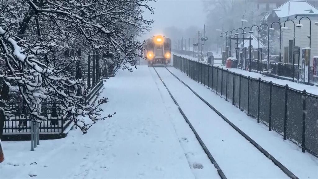 冬季風暴襲美國東北　康乃狄克州積雪近40公分