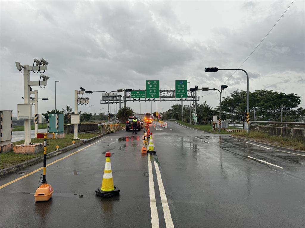 快新聞/天兔襲台!南部入夜風雨漸強 國3「這些路段」17時起開放停車