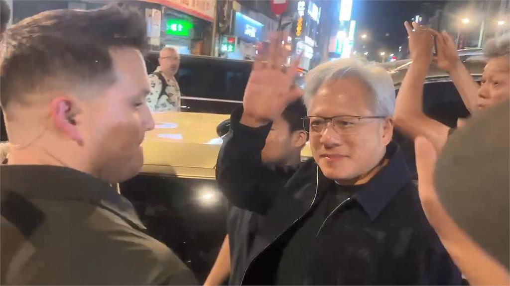 快新聞／明天將離台訪韓！黃仁勳今晚直奔寧夏夜市　大啖「這3攤」