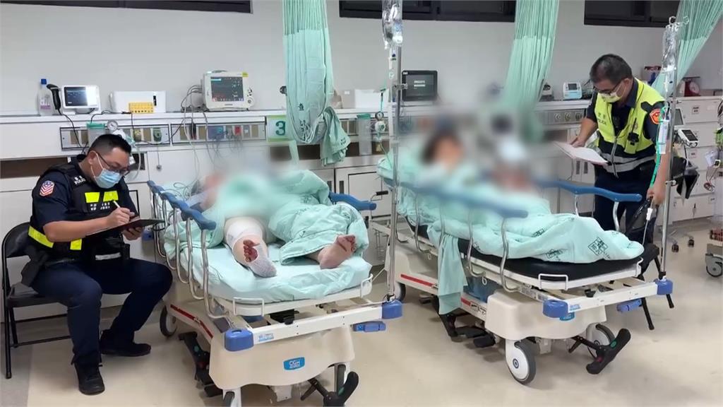 國道6號自撞車禍 疑因操作不當衝出邊坡5人受傷