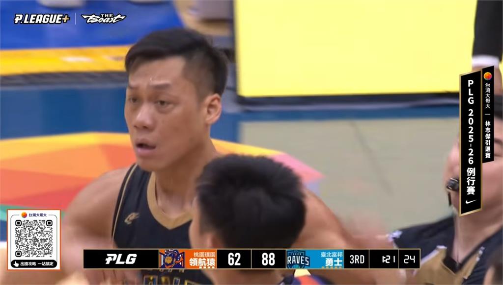 PLG(影)／大場面傑哥怒了！阿提諾硬跨　林志傑野獸爆發許總咆嘯被插T