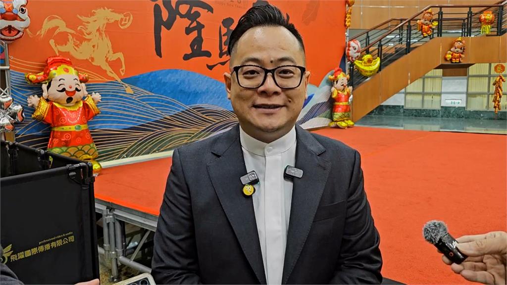 快新聞／任內最後一次新春團拜！童子瑋同框謝國樑比愛心　親拋三大期許