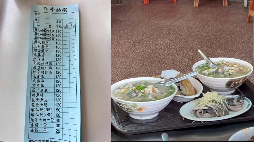 阿堂鹹粥漲價喊「賣1片虧1片」現況曝!新菜單「1組悄悄回歸」價格又變了
