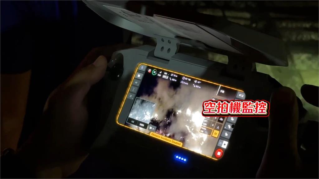 熱氣球嘉年華光雕音樂會剛結束　森林公園竄火苗　琵琶湖夜空被染紅