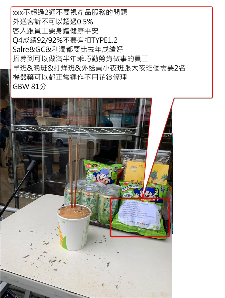 拿「漢堡」當香爐拜拜!超狂老闆列9排願望 網全傻了:地基主心累
