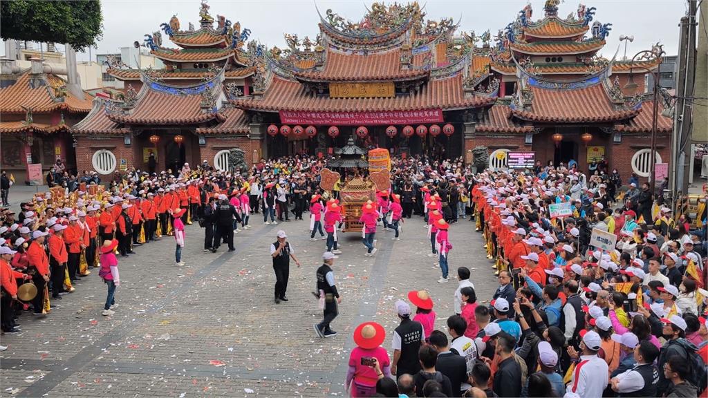 台中樂成宮旱溪媽祖起駕 遶境十八庄展開賜福之旅