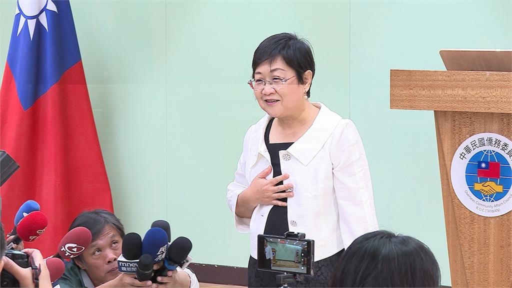 徐佳青請辭僑委會委員長　數度哽咽自請調查捍衛清譽