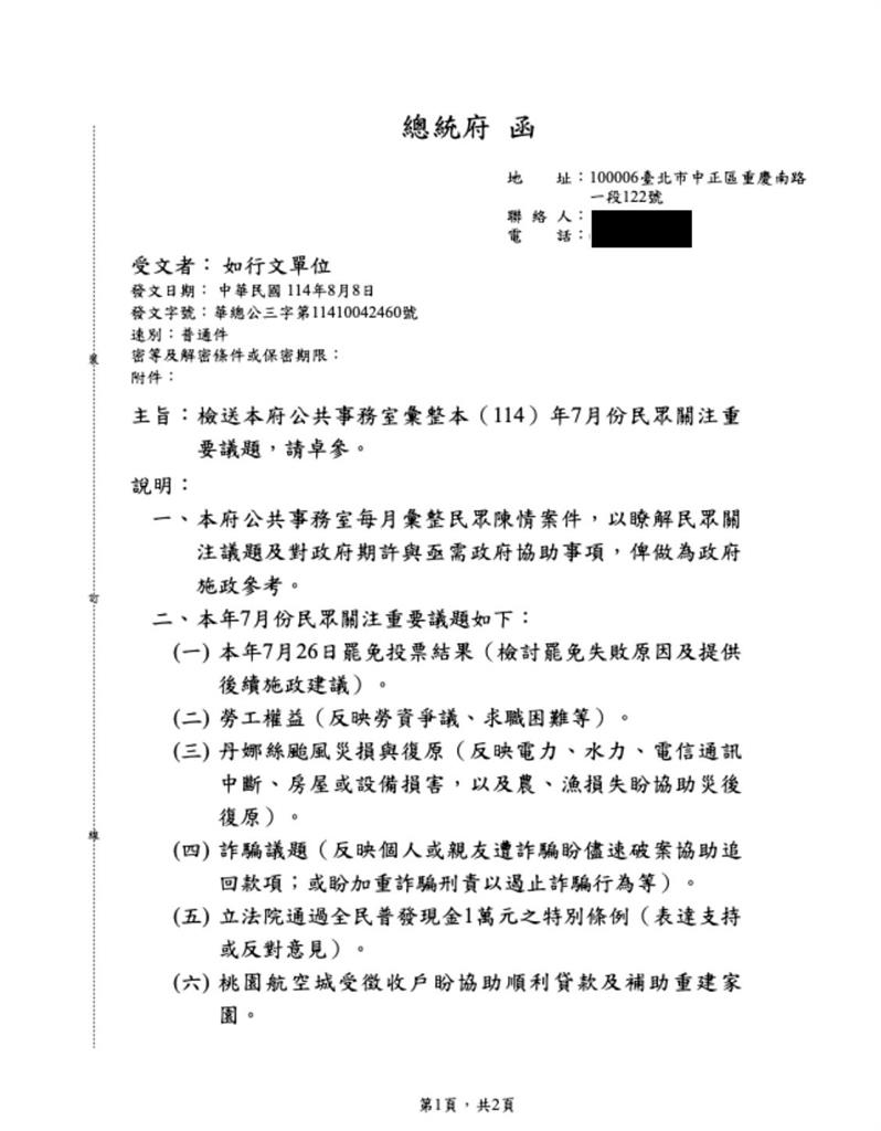快新聞/總統府要求政院檢討大罷免失敗? 林俊憲轟王鴻薇造謠、斷章取義