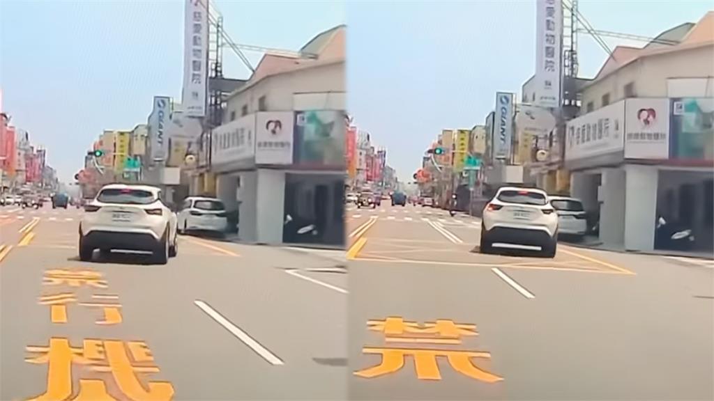 扯的不只特斯拉男！「白車猴」105秒急停鬼切畫面曝　網虧：又有親人過世？