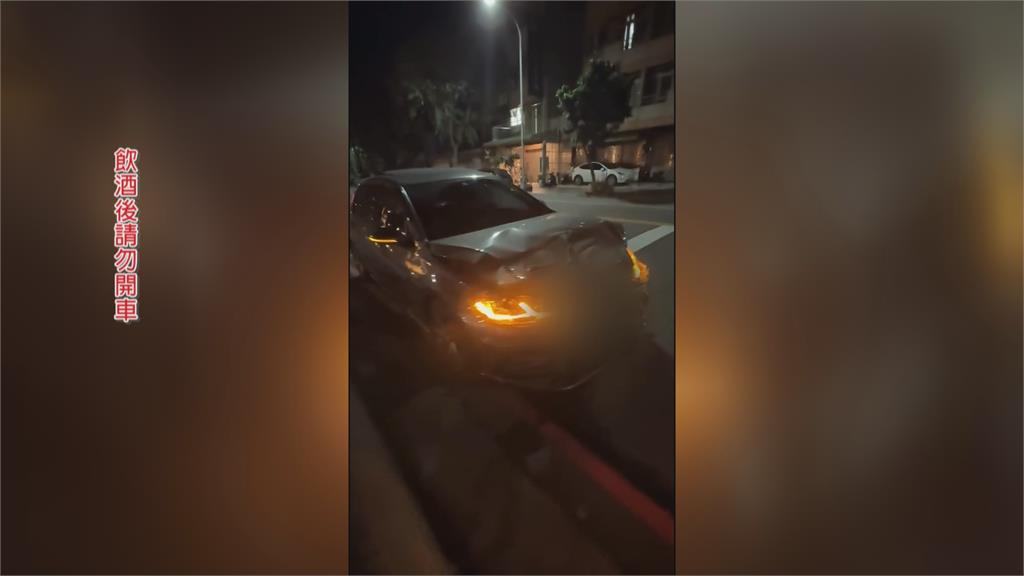 男撞路邊2轎車棄車逃逸　目擊民眾：渾身酒味疑酒駕