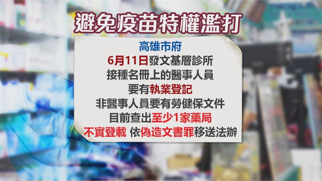 醫事人員接種須執業登記 爆出診所疑似造冊不實