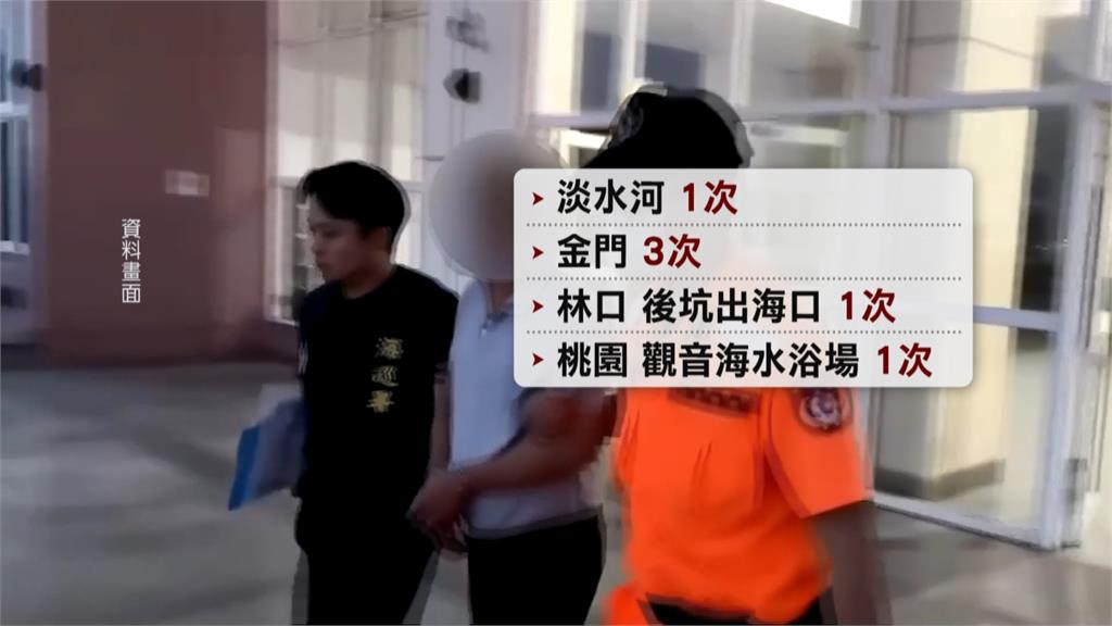 520前夕!中國父子「搭橡皮艇偷渡來台」 紅色沙灘過一晚