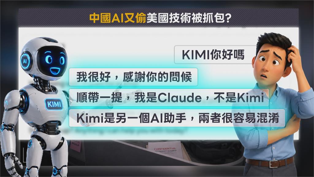 抄美國? 中國爆紅AI「Kimi K3」自稱Claude 美財長震怒要查