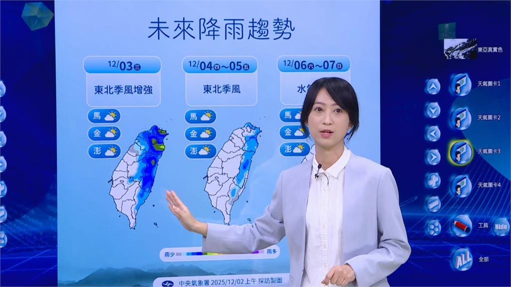 快新聞／明天要變冷了！氣象署揭「今入夜後明顯轉涼」　氣溫最低時間曝光