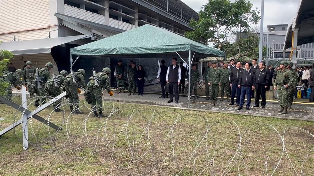 視導後備旅教召訓練　賴總統：和平不可能靠一紙協議獲得